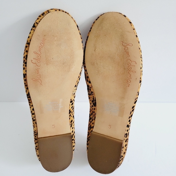 NEW Sam Edelman Felicia Luxe Speckled Cheetah Multi Ballet Flat Size 5 - Picture 5 of 6